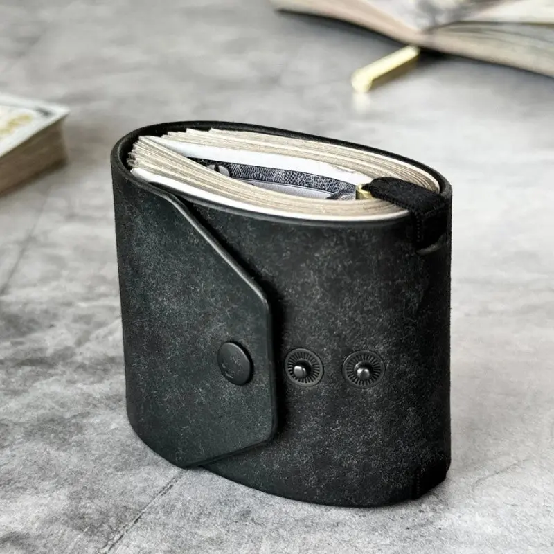 1pc Cash Wrap Wallet with Magnetic Closure, Leather Bill Organizer, Secure Money Storage, Durable Design, Minimalist Wallet, Perfect for Daily Use Father's Day Gift,