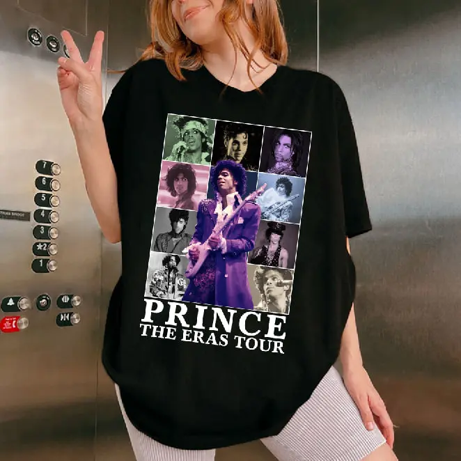 Prince The Eras Tour Shirt, Prince Fan Love Symbol T-Shirt, Memory, Purple Rain Tee, Unisex, Sweatshirt, Hoodie