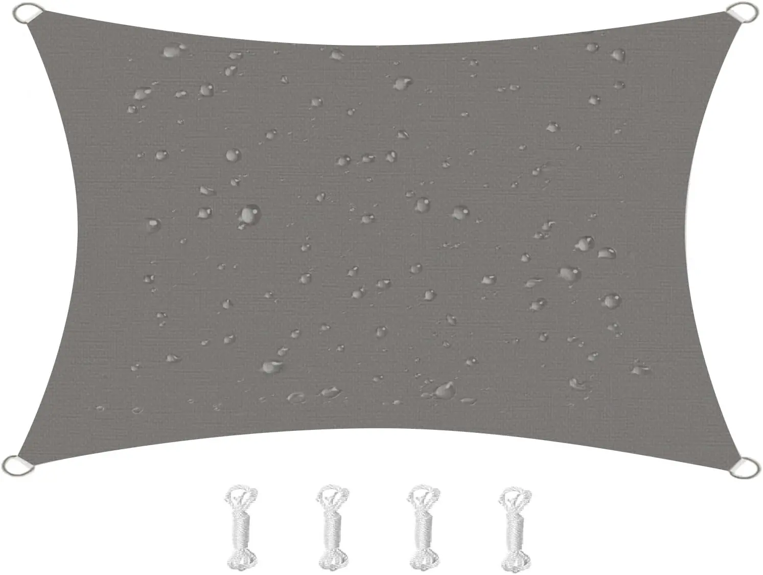 SUNLAX Waterproof Rectangle Shade Sail for Backyard Deck Patio Garden