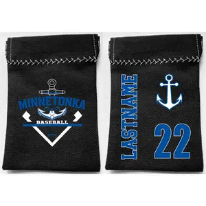 Baseball Squeeze Clasp Seed Pouch