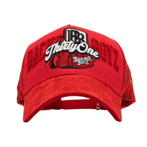 31 HATS X BACKBACK BOYZ LA MOCHILA RED SNAPBACK FULL SET! 31LAMOCHILA RED