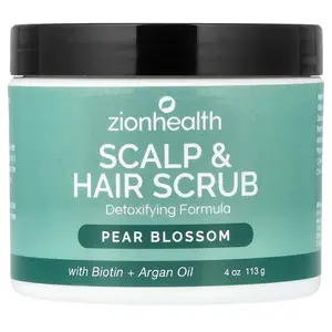 Zion Health Scalp & Hair Scrub, Pear Blossom , 4 oz (113 g)