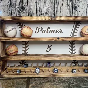 Custom ring and ball holder baseball/softbal