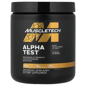 MuscleTech AlphaTest™, 240 Capsules