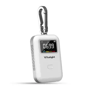 Mini CO2 Detector, Air Quality Monitor, Stylish and Lightweight CO2 Monitor for Travel Home Indoor,You Can Use Anywhere
