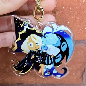 Shadow Milk and Truthless Recluse Keychain, Unique Keychains for Personal Style, Cute Keychains for Bags and Keys, Durable, Lightweight and Perfect for Personal Style, Collecting and Gifting