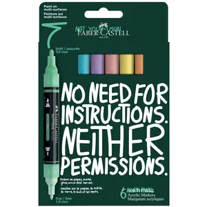 Multimark Acrylic Paint Markers - 6Ct Pastels - #FC186045