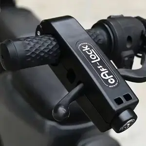 2-Pack Anti-Theft Brake Lever Security Lock for Vehicles, Durable ABS Material, Easy-to-Carry Design, Suitable for Electric Bikes, Bicycles and Motorcycles, Vehicle