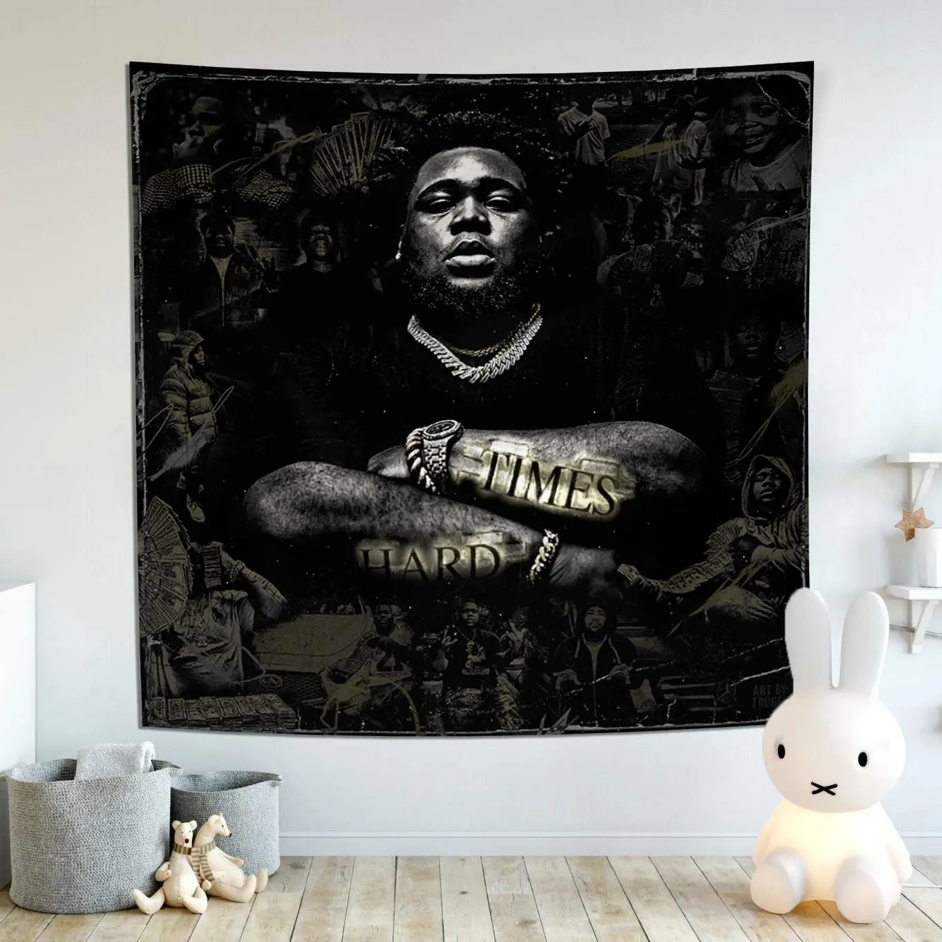 G-RAP X RAIDED (LP) ＋ポスター付 Kendrick Lamar GNX Black and White Hip-Hop Poster – 24posters