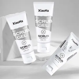 XiaoKs Clean Scrub Gel (3-Pack) with Carbomer & Betaine - 1-Minute Exfoliation, Mild & Gentle for Sensitive Skin - Non-Irritating Daily Exfoliator - 50g Each