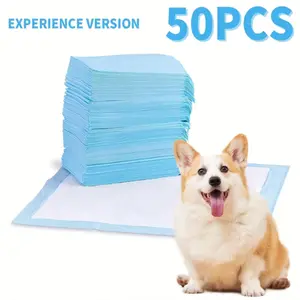 Regular Size 22 x 22 inch, Blue & White,Thick Dog Pee Pads (50-100 Pack) – Super Absorbent, Quick-Dry & Leak-Proof Puppy Training Pads , Odor Control for Home & Camping