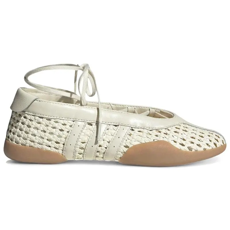 adidas Taekwondo Mei Ballet Basketweave Cream White Perfect Casual Daily Lifestyle Sneaker Fashion Footwear Gym Walking Shoe Running Sneaker girl