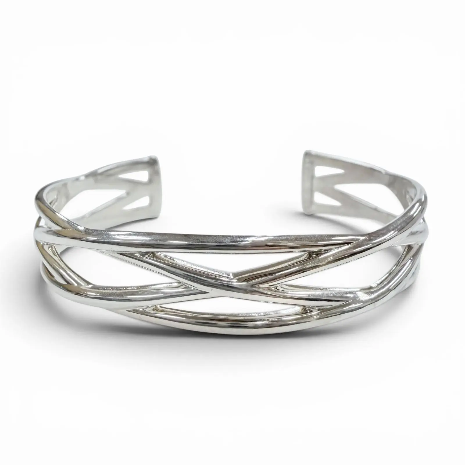 Pre-owned Tiffany & Co. Sterling Silver 925 (Ag925) Small Leather Goods 925 Celtic Bangle