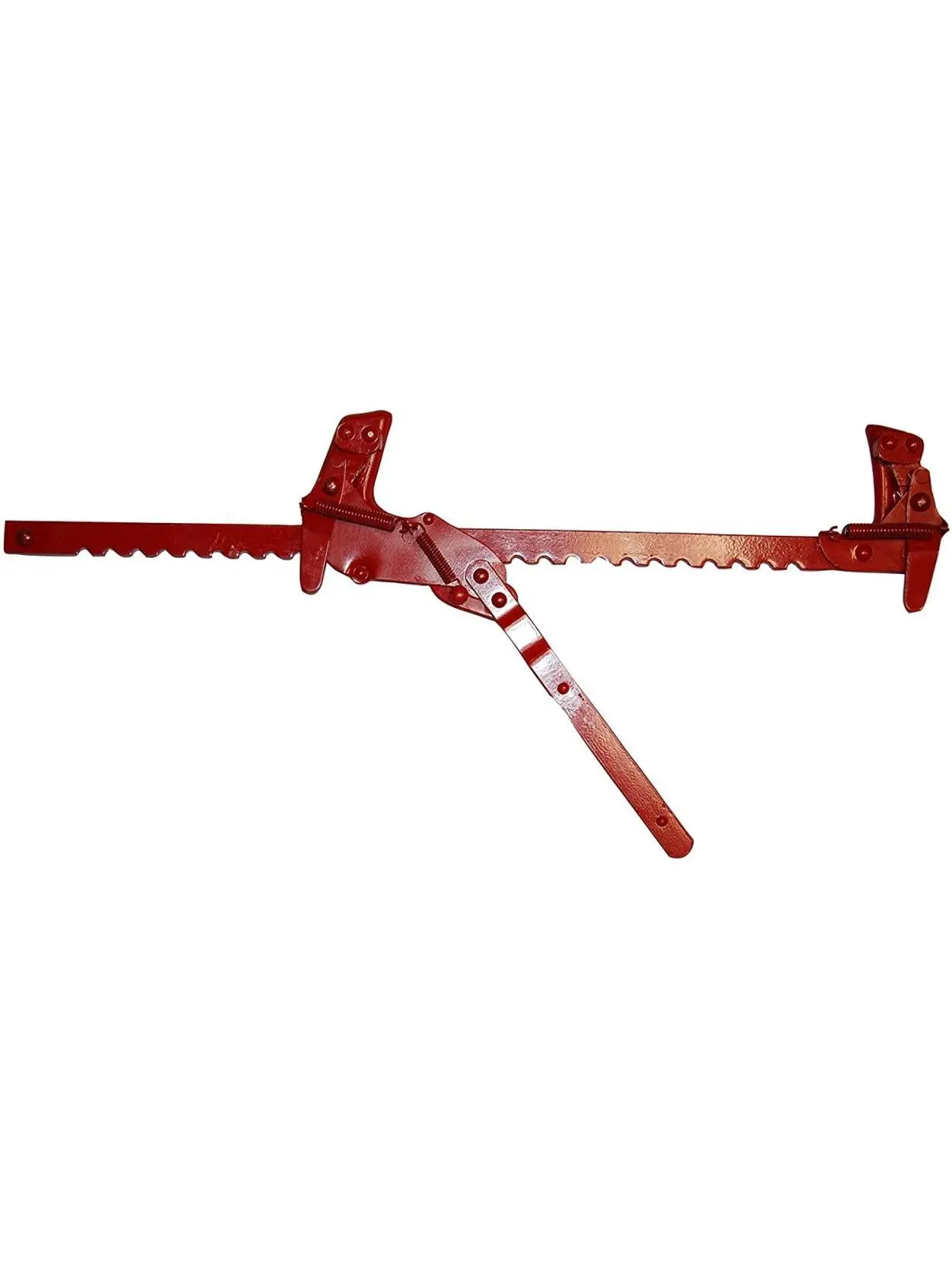 32 in. Hands Free Fencing Wire Stretcher - Painted Steel Single Tool for Smooth/Barbed Wire Splice Repair