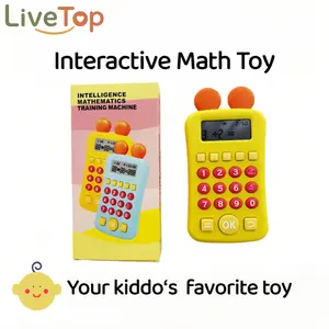 Math Learning Toy for Kids 3–8, Practice + − × ÷, Screen-Free Educational Set with Talking Book, Early Math Skills