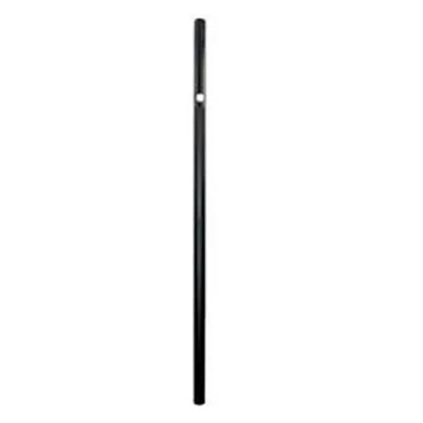 MHP Everglow POBAI 7x9ft Metal Outdoor Lighting Lamp Post, Black Aluminum with Internal Components, 4-Sides Design, Copper Accents, Easy Install for Driveway, Porch
