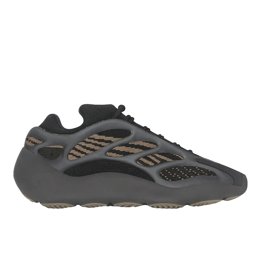 adidas Mens Yeezy 700 V3 Lace Up Sneakers Shoes Casual - Black