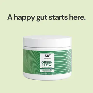 Green Flow Daily Supergreens - Greens supplement for better gut health and digestion. Boost wellness with over 20 superfoods and antioxidants. Healthcare & Dietary supplement