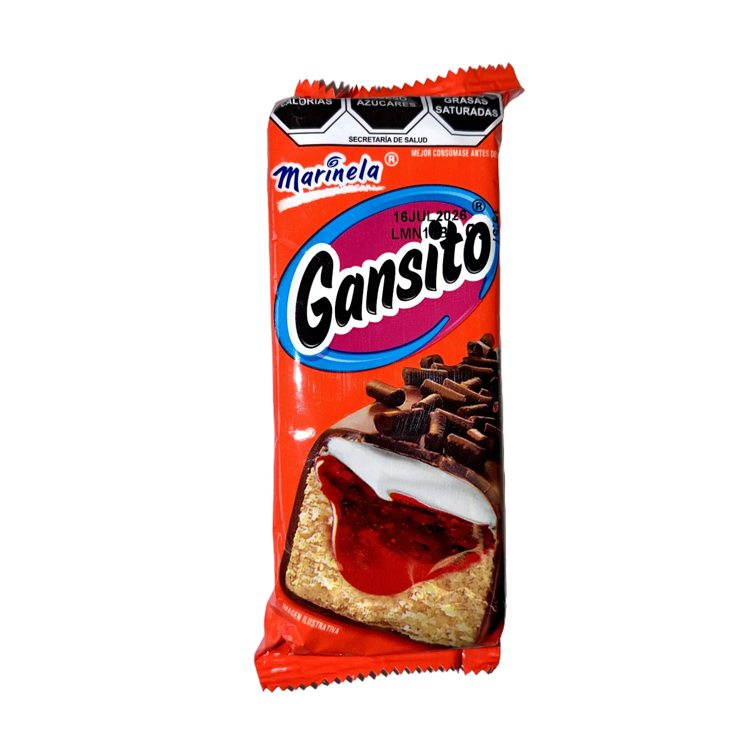 GANSITO PASTELITO - MARINELA - 50 GRAMS - PRODUCT OF MEXICO