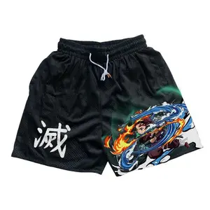 Demon Slayer Tanjiro Corp Gym Shorts Athletic Summer Shorts