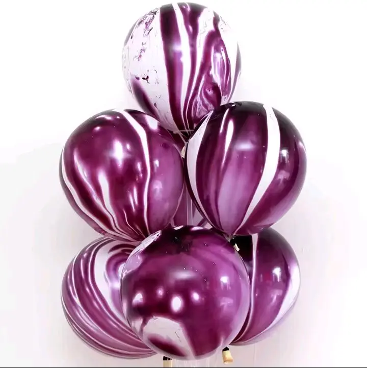 20 12IN PURPLE MARBLE BALLOONS 20 12IN PURPLE MARBLE BALLOONS