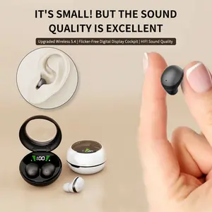 New Mini Wireless Earbuds, TWS Sleep Headphones, Small Invisible Design for Work, Easy to Carry, Comfortable to Wear, Suitable for Sleep and Sports, Lightweight Earbuds, Sleep Earphones