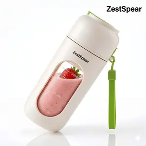 Portable Blender for Shakes and Smoothies, USB-C Rechargeable Personal Blender with 12 Blades, Ice Crushing Mini Blender Cup for Protein Shakes, Baby Food, Gym, Office, Travel