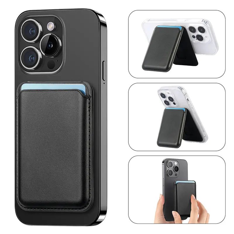 MagSafe magnetic card holder suitable for iphone 17 16/15/14/13 card holder, card back sticker, mobile phone case, folding bracket