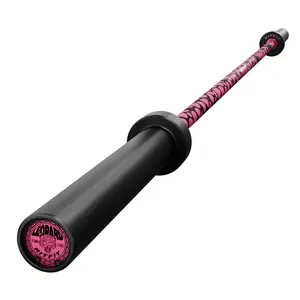 RITFIT 15kg Pink Leopard Olympic Training Barbell - Home Gym Equipment, Muscle Exercise Gear for Weight Training RITFIT 15kg Pink Leopard Olympic Training Barbell - Home Gym Equipment, Muscle Exercise Gear for Weight Training