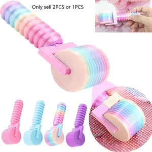 1/2PCS Diamond Art Roller, 2025 New Diamond Painting Roller, Diamond Painting Tools, Essential DIY Craft Tool for Rhinestone Embroidery, Press Roller for Smooth Pressing, Crafting and Diamond Painting Projects