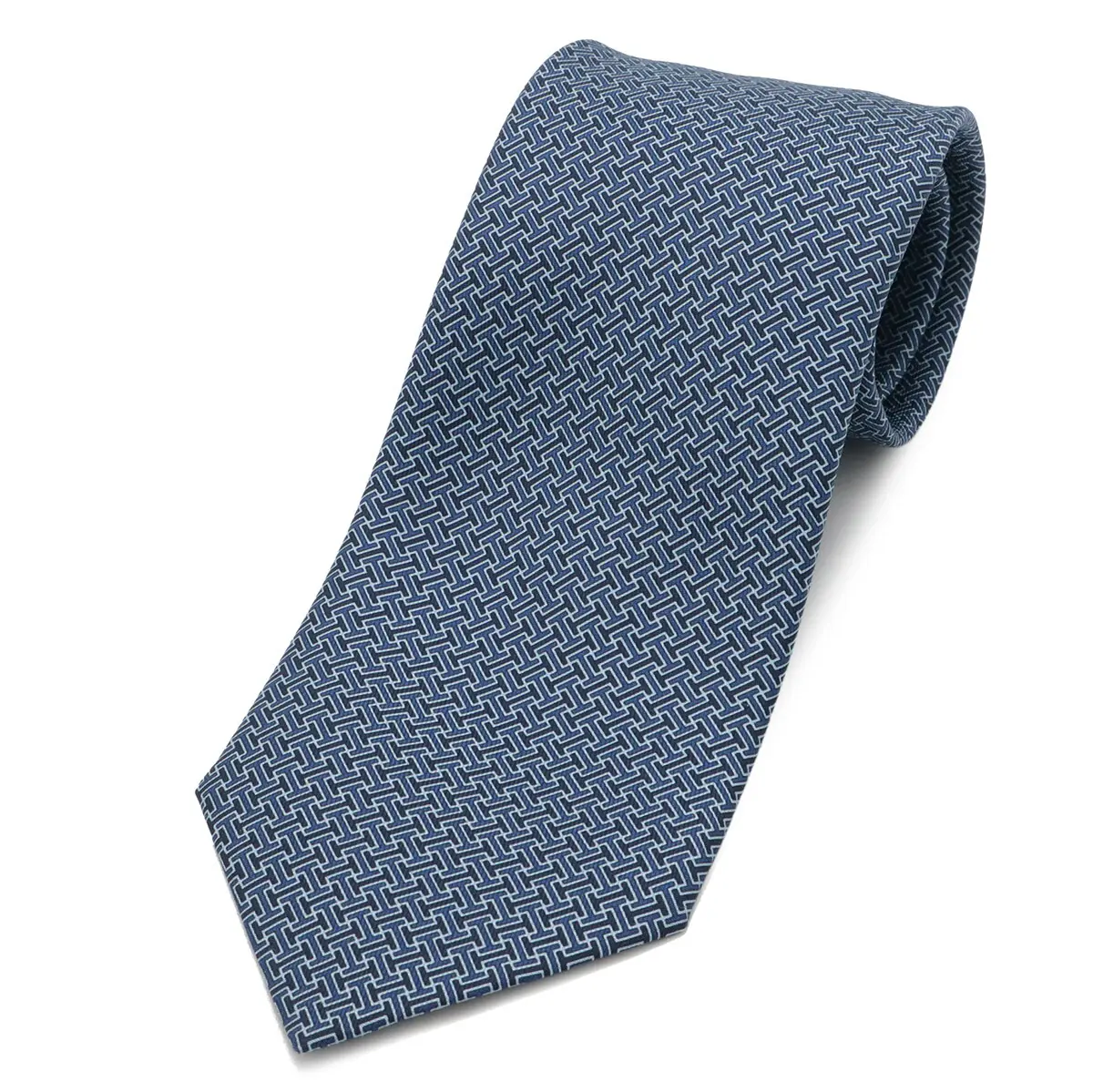 Pre-owned HERMÈS Silk Small Leather Goods Hermes Cravate Tie
