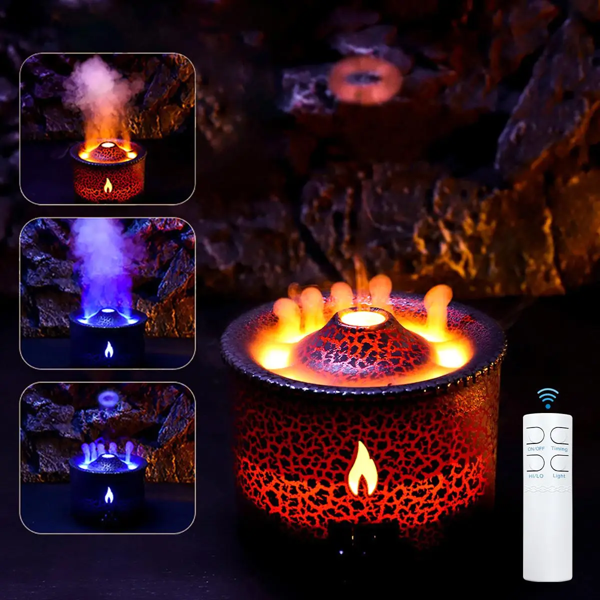 300ml Ultrasonic Humidifier, V19 Household Aroma Diffuser, 2 Spray Modes Essential Oil Diffuser, Quiet Air Humidifiers for Bedroom, Modern Simulated J