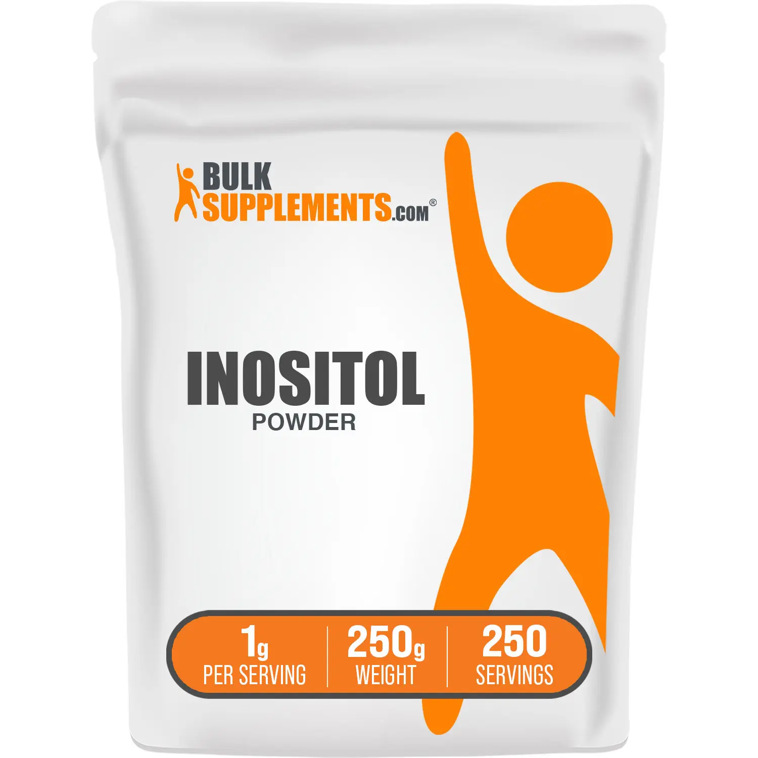 BulkSupplements Edible Gluten-Free Inositol Powder - Dietary Supplement for Healthy Skin Care, Metabolic Boosting, Metabolism Support - 1g per Serving - 100g-1kg
