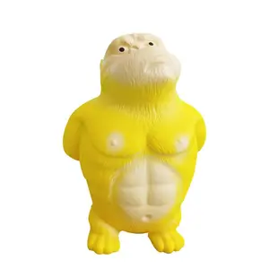 Ultra-Soft Stretchable Gorilla Stress   | Trending Squishy Fidget  for Kids & Adults. Soft Silicone Anxiety  , Perfect for Birthdays, Easter, Anniversaries & Party Favors. Toy Relief