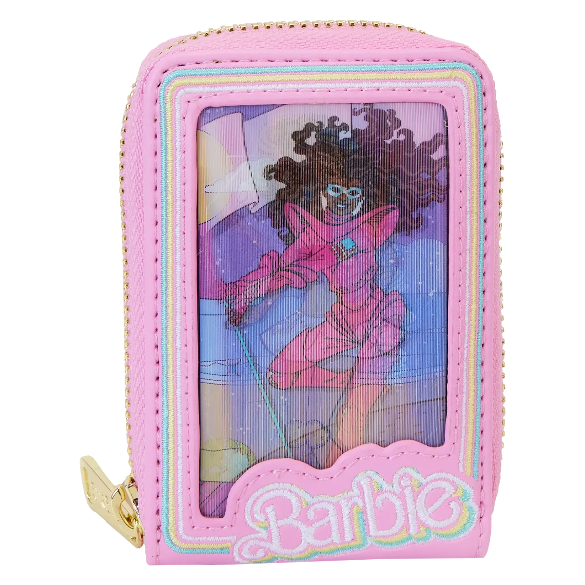 Barbie 65th Anniversary Doll Box Triple Lenticular Zip Around Wallet