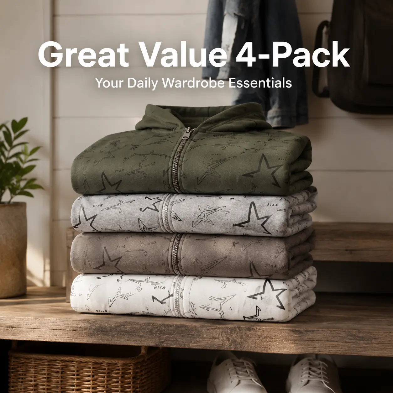 4Pack Men's AthleticHoodiesFashionable and casual printed sunscreen hoodie Long Sleeve Fishing Shirts for Men ShirtsLightweight  gym outfits workout topsgym shirts