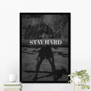 David Goggins Motivational Poster, Inspirational Wall Art, Home Gym Decor, Workout Poster, Motivation Wall Art, Motivational Print, Gift Room Frames Glossy