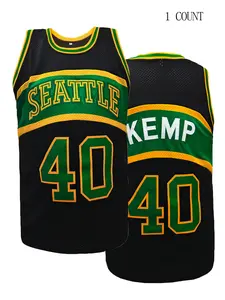 Mens #40 Sports Basketball Black Lightweight Jersey, Breathable Sleeveless Pattern Embroidery Sweatshirt Training Competition Sports Uniforms Suitable for Summer