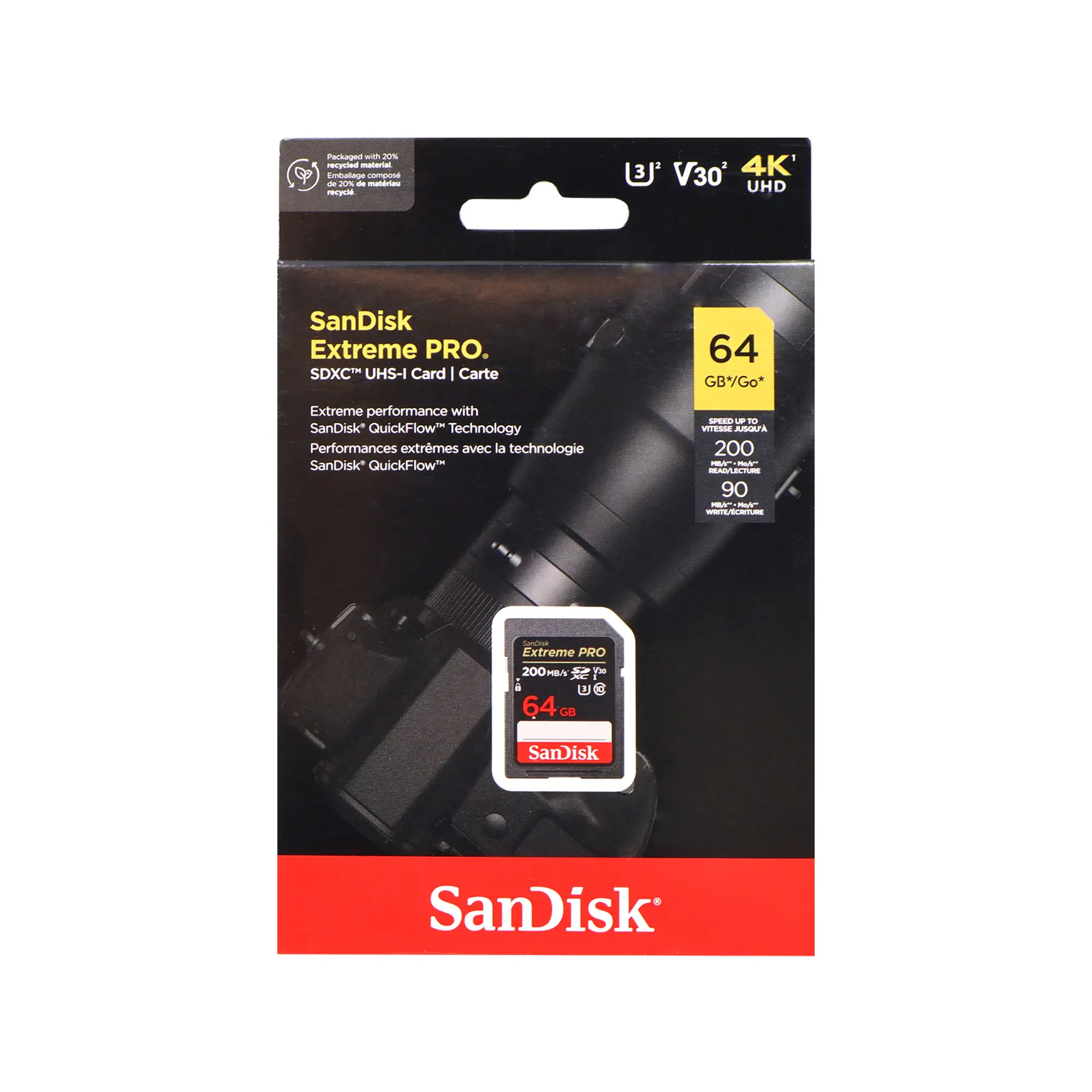 Sandisk 64GB Extreme PRO SDXC UHS-I Memory Card
