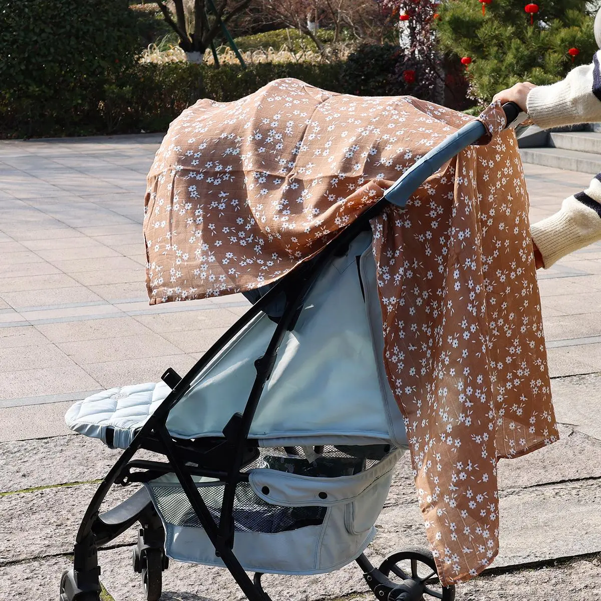 Baby Stroller Sunshade Cover, Stroller Canopy Cover, Stroller Sun Cover, Stroller Accessories for Outdoor Travel, Travel Essentials, Traveling Stroller Gear