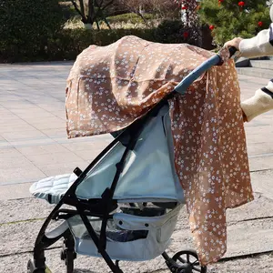 Baby Stroller Sunshade Cover, Stroller Canopy Cover, Stroller Sun Cover, Stroller Accessories for Outdoor Travel, Travel Essentials