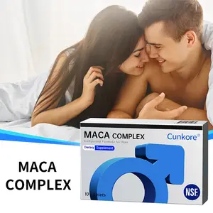 Cunkore MACA Complex - NSF Certified Dietary Supplement for Men's Health & Fitness - New Edition of Little Blue Pill for Enhanced Well-being