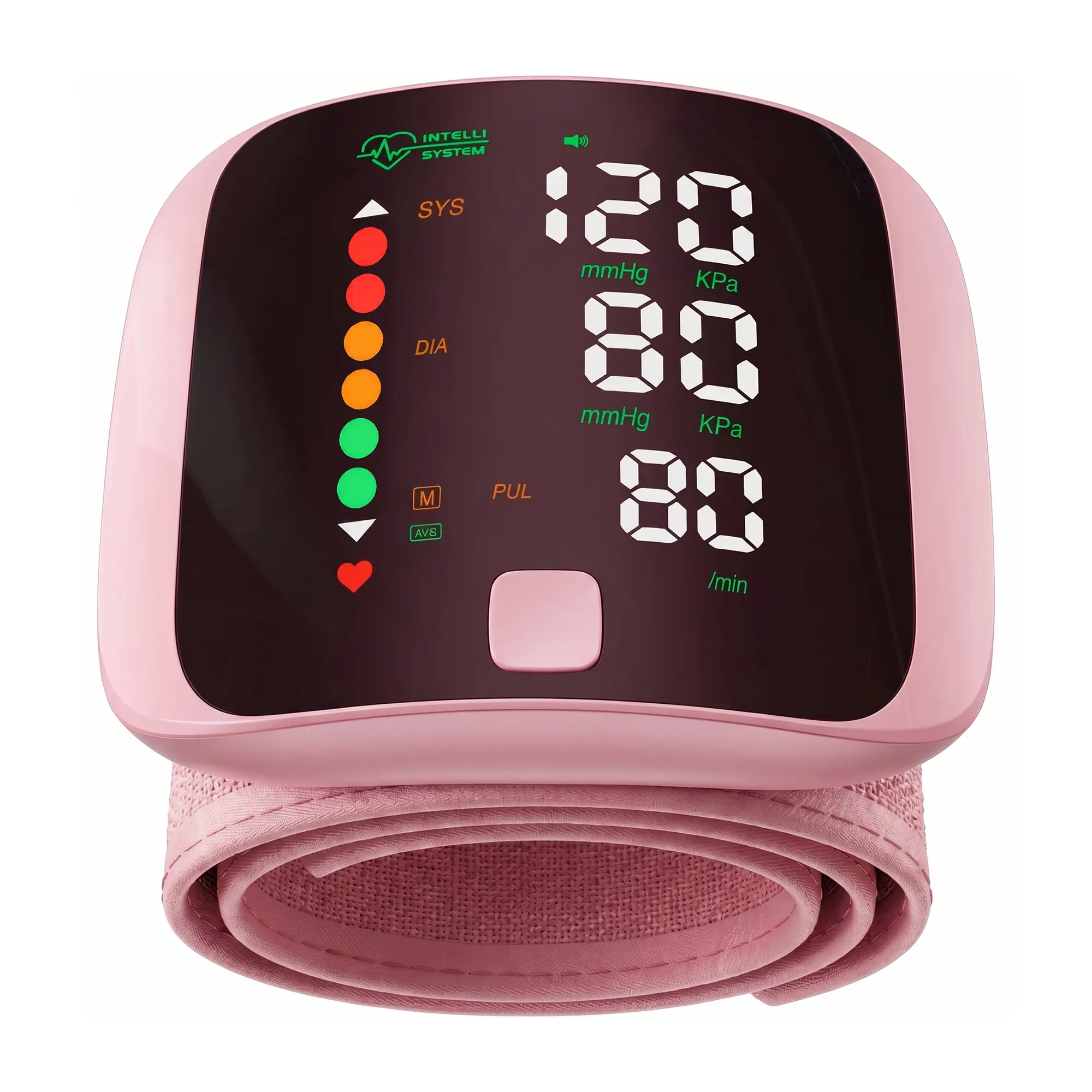 Wearable Tech Blood Pressure Machine Smart Watch - LED Display, Touchscreen, Cuffs, Dual User Mode, 99x2 Dual Memory, Compact & Portable, Carrying Case (Black), Announces Readings Clearly for Seniors Home Use