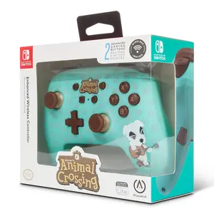 3rd Party Pro Controller Wireless - Animal Crossing K.K. Slider - PowerA Enhanced