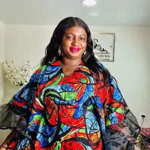 Ankara Short Gown
