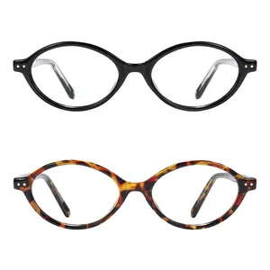 TIJN Olisa Blue Light Blocking Glasses for Women Men Retro Oval Sunglasses Polarized UV Protection Stylish Frame Round Design Trendy Sunnies