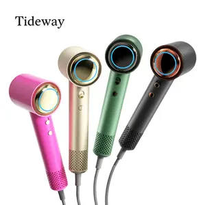 【Merry Christmas & Happy New Year】Tideway H11 High-Speed Hair Dryer, Intelligent Temperature Control w/ Hair & Scalp Care Plasma Ionic Technology & Self Cleaning Blower, No Static Electricity & Frizz, Perfect Present for Men Women Friend Family Gift