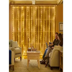 A Set Of 100/200/300/600 Lead Pink USB String Lights With Remote Control For Home Bedroom Decoration - 8 Light Modes, USB-Powered Wall Hanging Fairy Lights, Christmas Tree Decoration, Holiday, Halloween, Thanksgiving, Summer, Wedding, Birthday, New Year,