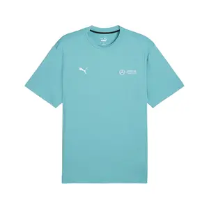 PUMA Mens Mapf1 Cloudspun Crew Neck Short Sleeve Casual Tops Casual - Blue