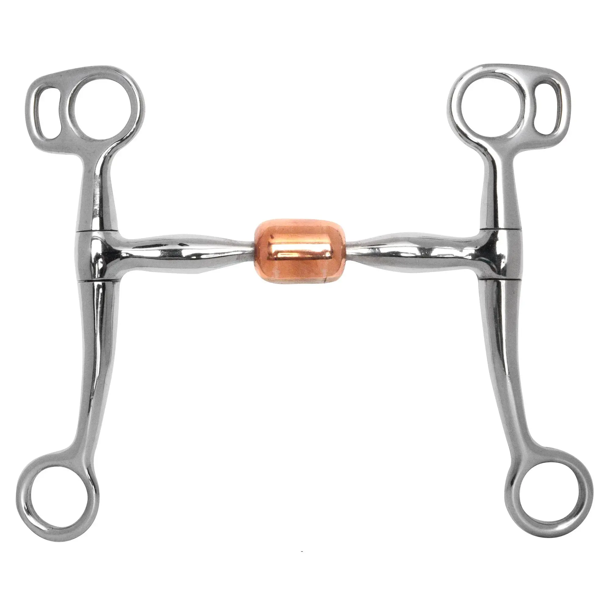 Toklat Wes Tom Thumb Bit with Large Copper Roller - 5" Mouth, 5 1/2" Shank